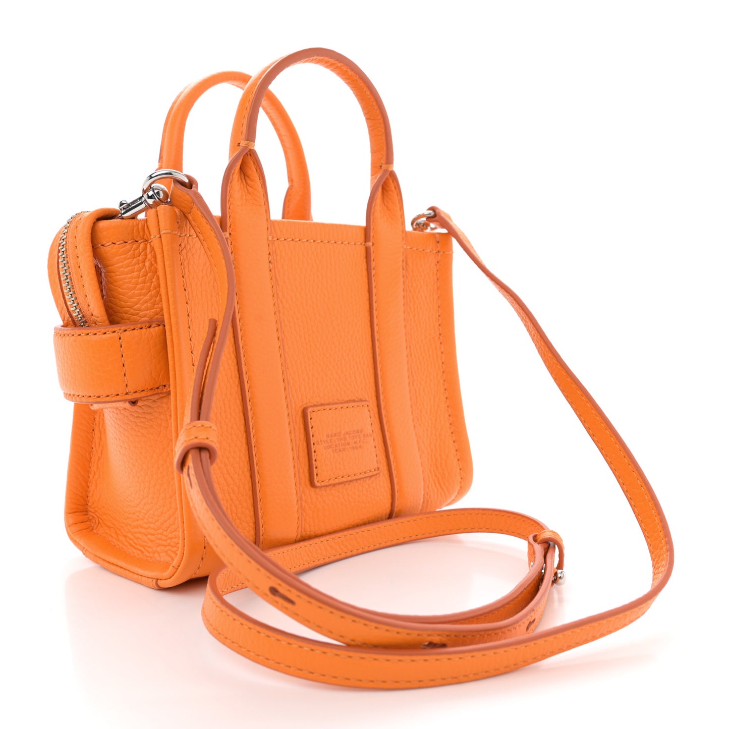 Grained Calfskin Mini The Tote Bag Artisan Gold