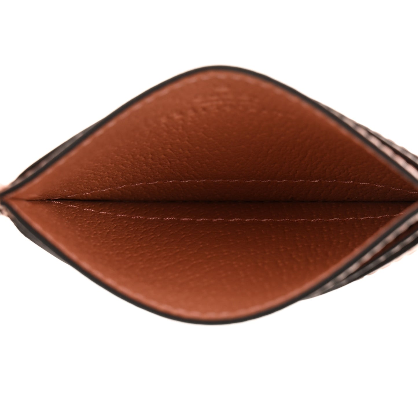 Monogram Textured Dollar Calfskin Ophidia Card Holder Cloche Rose Pink