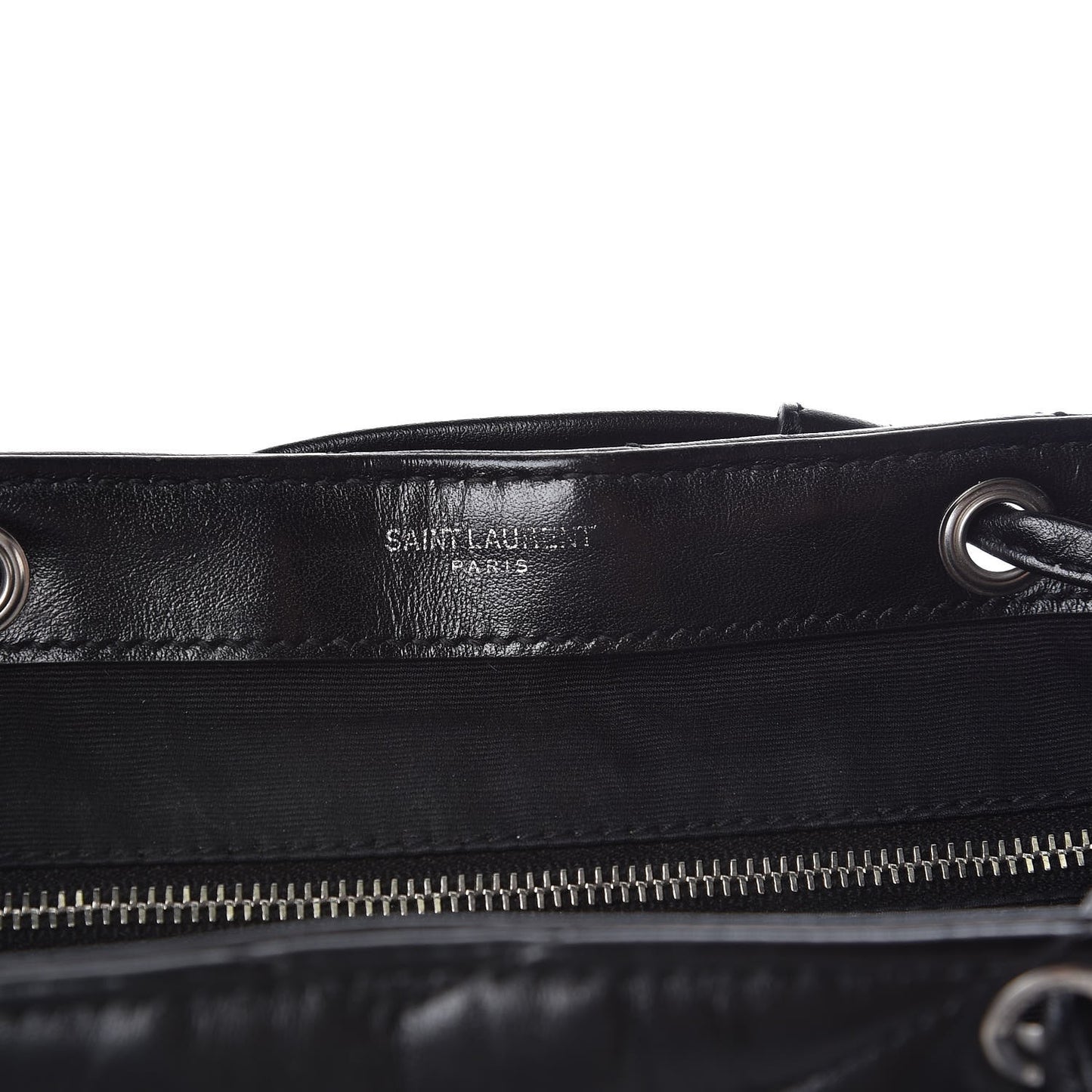 Calfskin Y Quilted Monogram Small Loulou Backpack Black