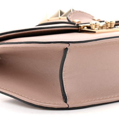 Valentino Garavani Vitello Small Glam Lock Rockstud Flap Poudre 8 of 14