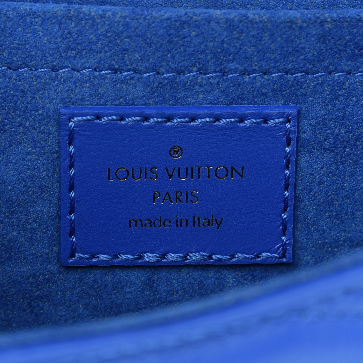 Louis Vuitton Calfskin New Wave Chain PM Blue Neon 6 of 8