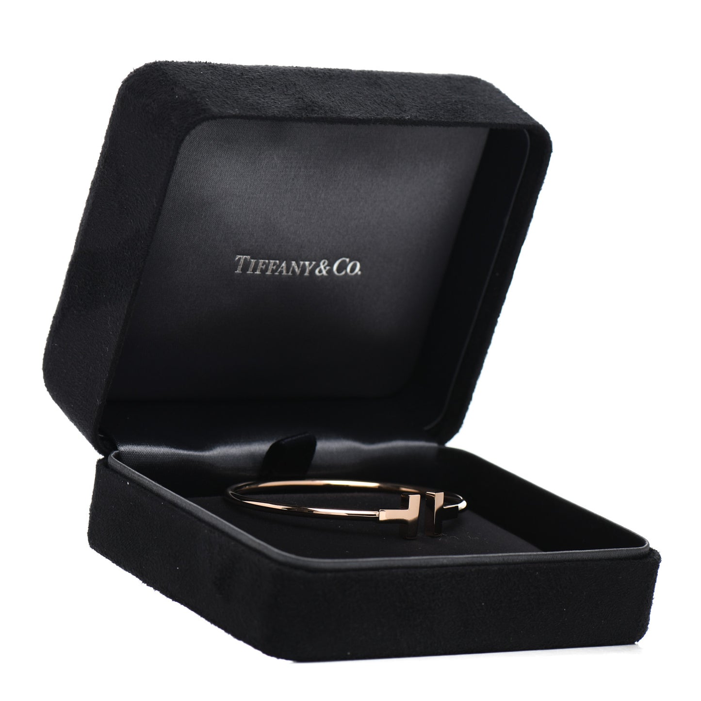18K Rose Gold T Wire Bracelet