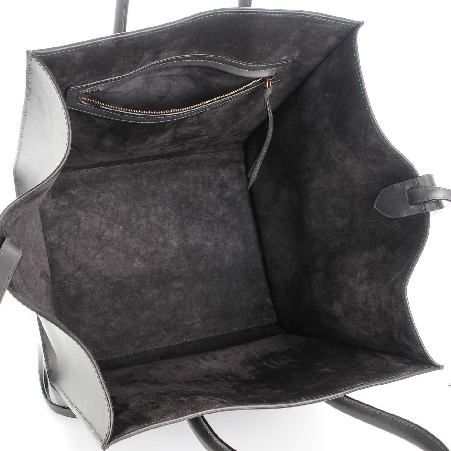 Natural Calfskin Medium Phantom Luggage Grey