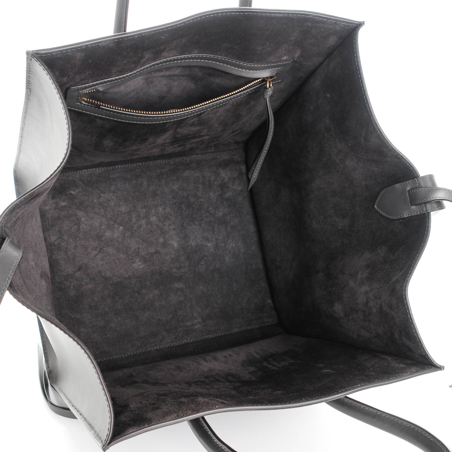 Celine Natural Calfskin Medium Phantom Luggage Grey 5 of 7