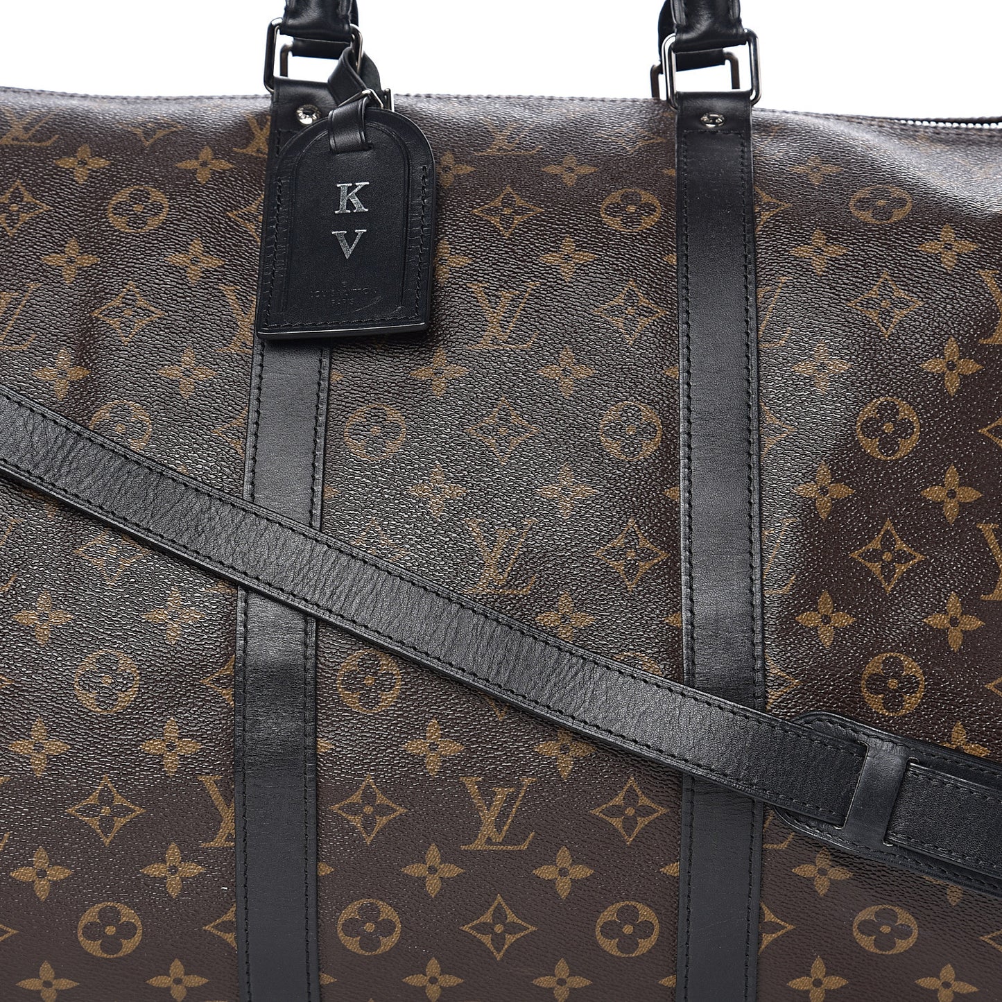 Monogram Macassar Keepall Bandouliere 55