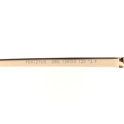 Fendi Metal Crystal Fendi First Shield Sunglasses FE4121US Gold 6 of 6