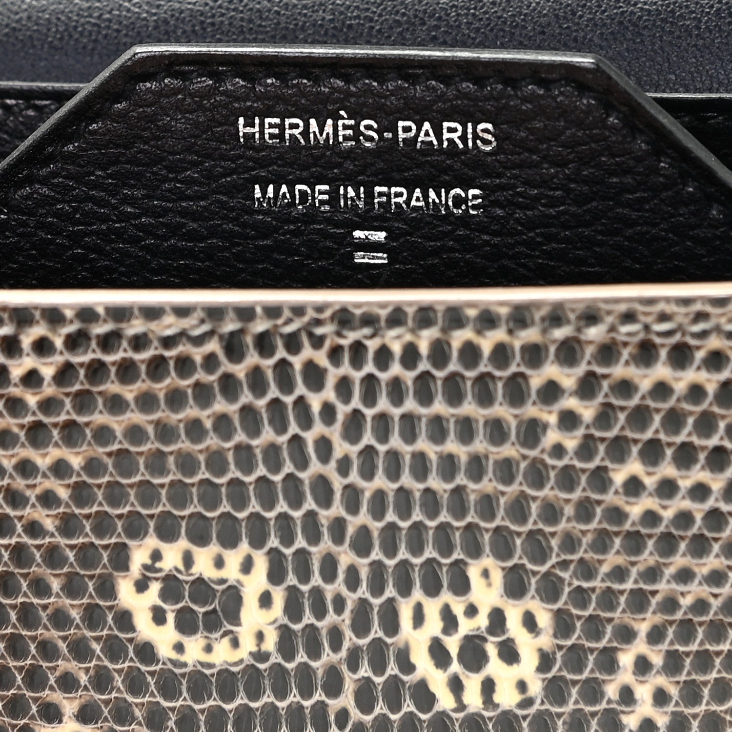 Hermes Evergrain Lizard Passant Compact Wallet Bleu Indigo Ombre 7 of 10