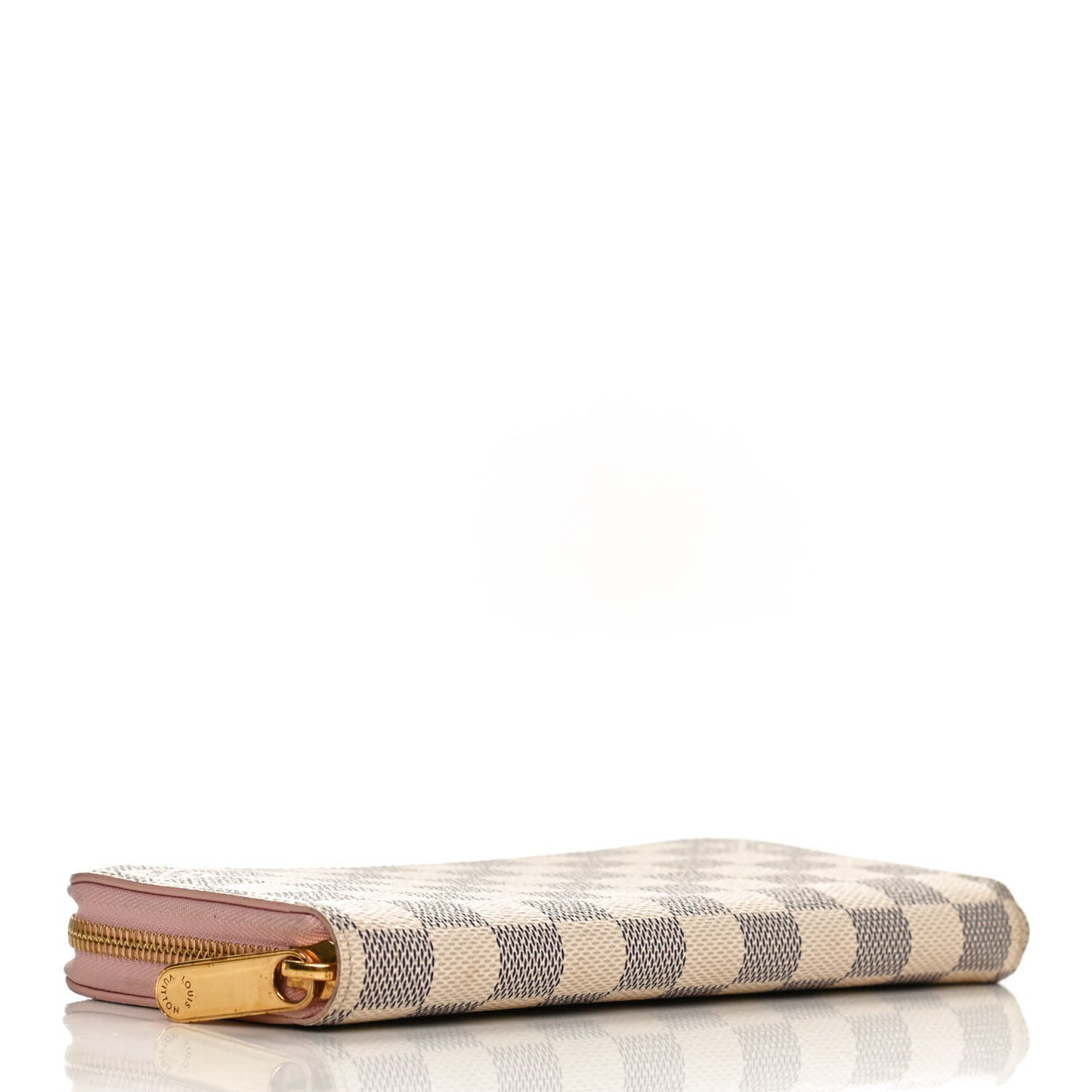 Damier Azur Zippy Wallet Rose Ballerine