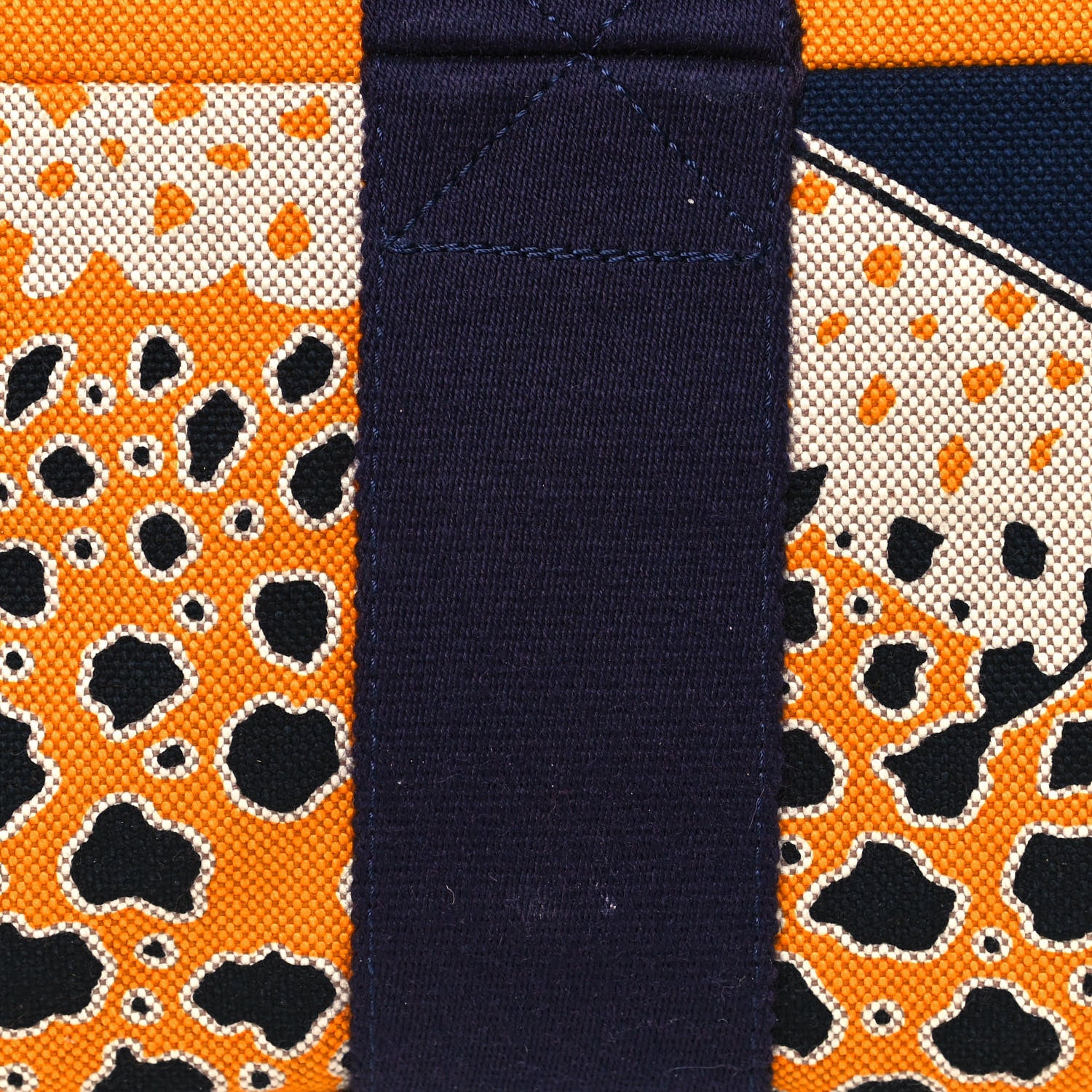 Hermes Canvas The Savana Dance Beach Bag 14 of 14