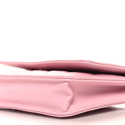 Chanel Caviar Quilted Wallet on Chain WOC Light Pink 11 of 11