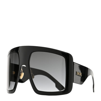 Christian Dior Acetate DiorSo Light 1 Shield Sunglasses Black 1 of 8
