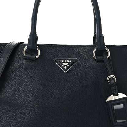 Prada Vitello Daino Shopping Tote Baltico 8 of 10