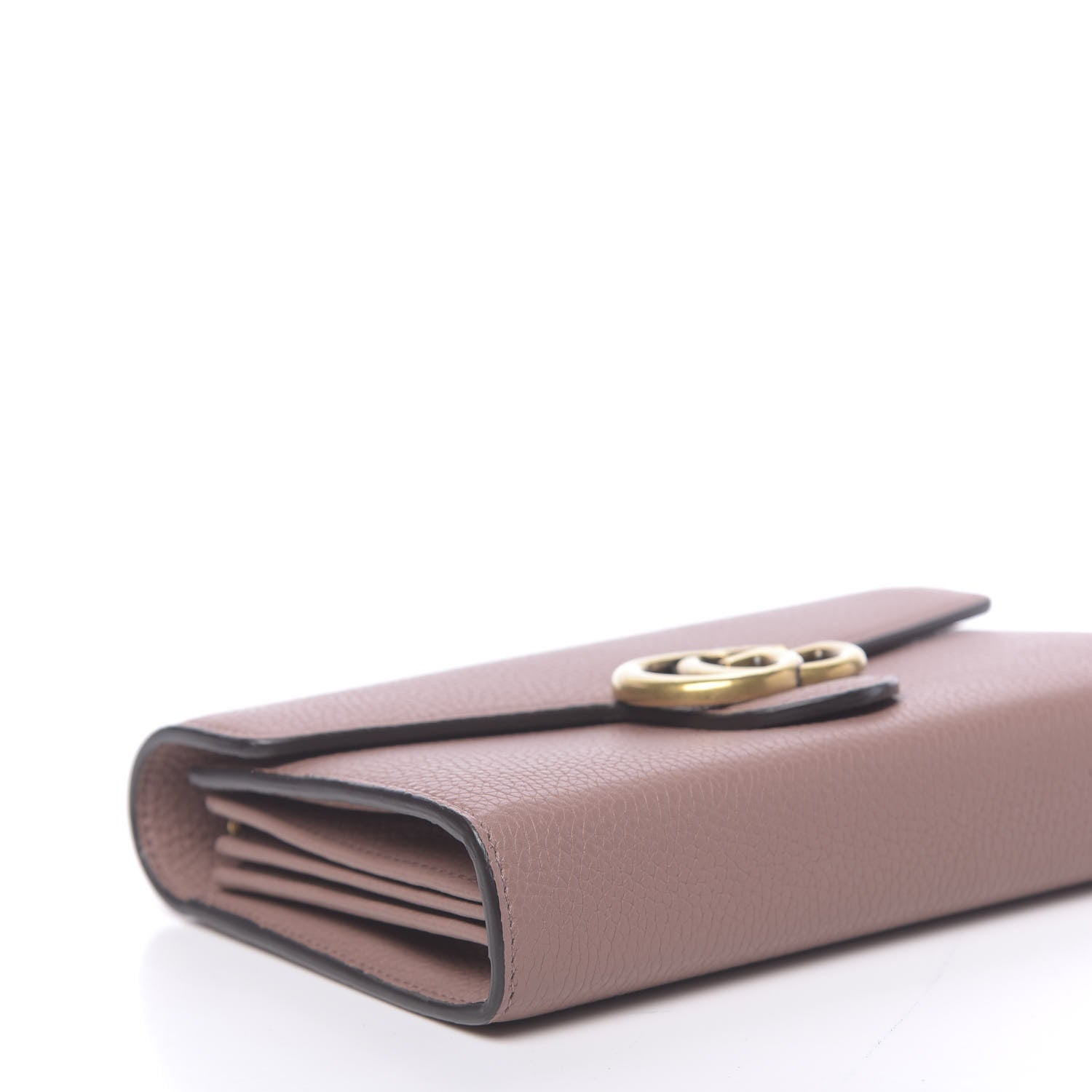 Gucci Cellarius Calfskin GG Marmont Chain Wallet Rosy Phard 8 of 11