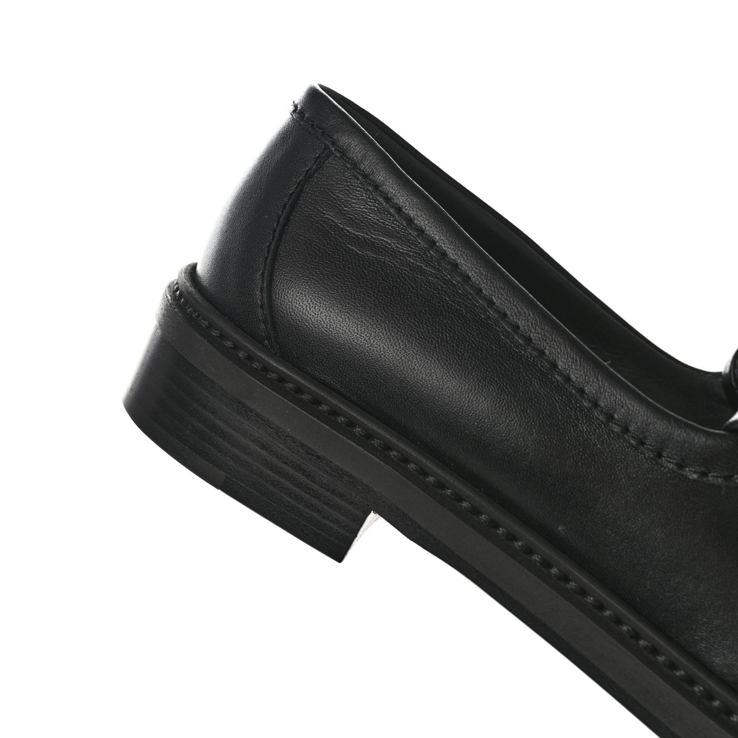 Chanel Lambskin Quilted CC Turnlock Loafers 38.5 Black 7 of 9