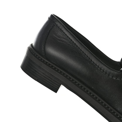Chanel Lambskin Quilted CC Turnlock Loafers 38.5 Black 7 of 9