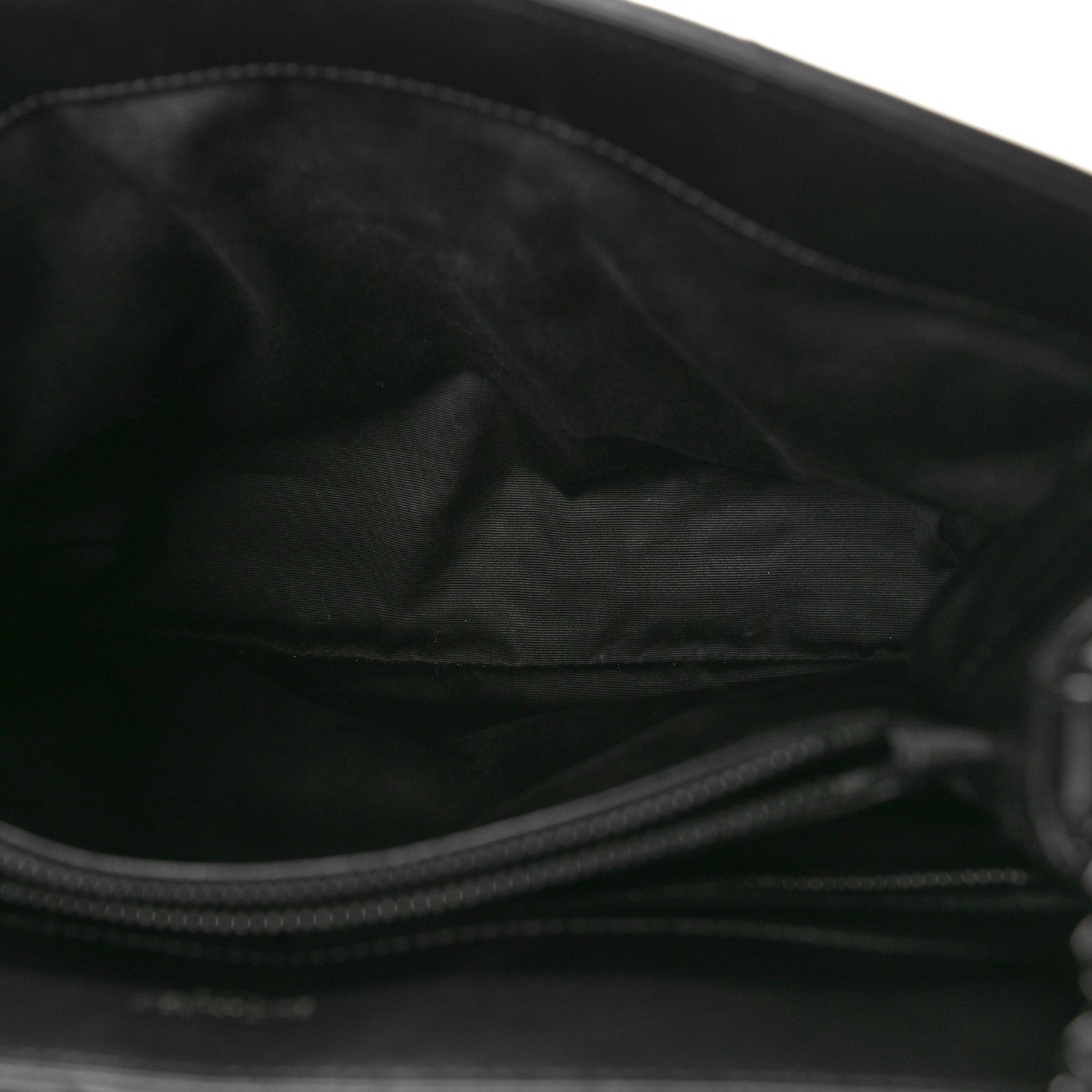 Saint Laurent Calfskin Y Quilted Monogram Monochrome Medium Loulou Chain Satchel Black 5 of 11