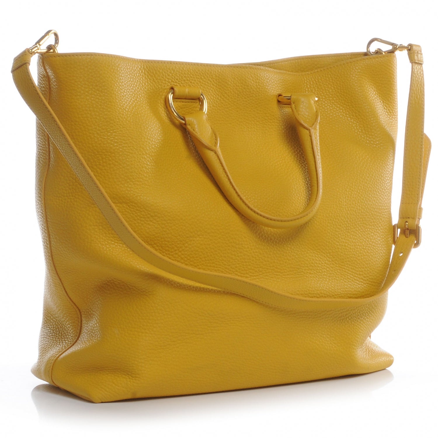 Prada Vitello Daino Tote Mimosa 4 of 9