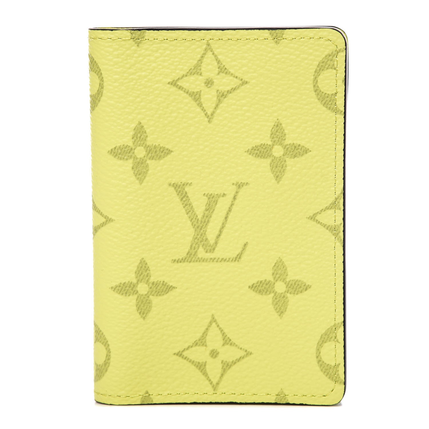 Louis Vuitton Monogram Taiga Pocket Organizer Yellow 1 of 7