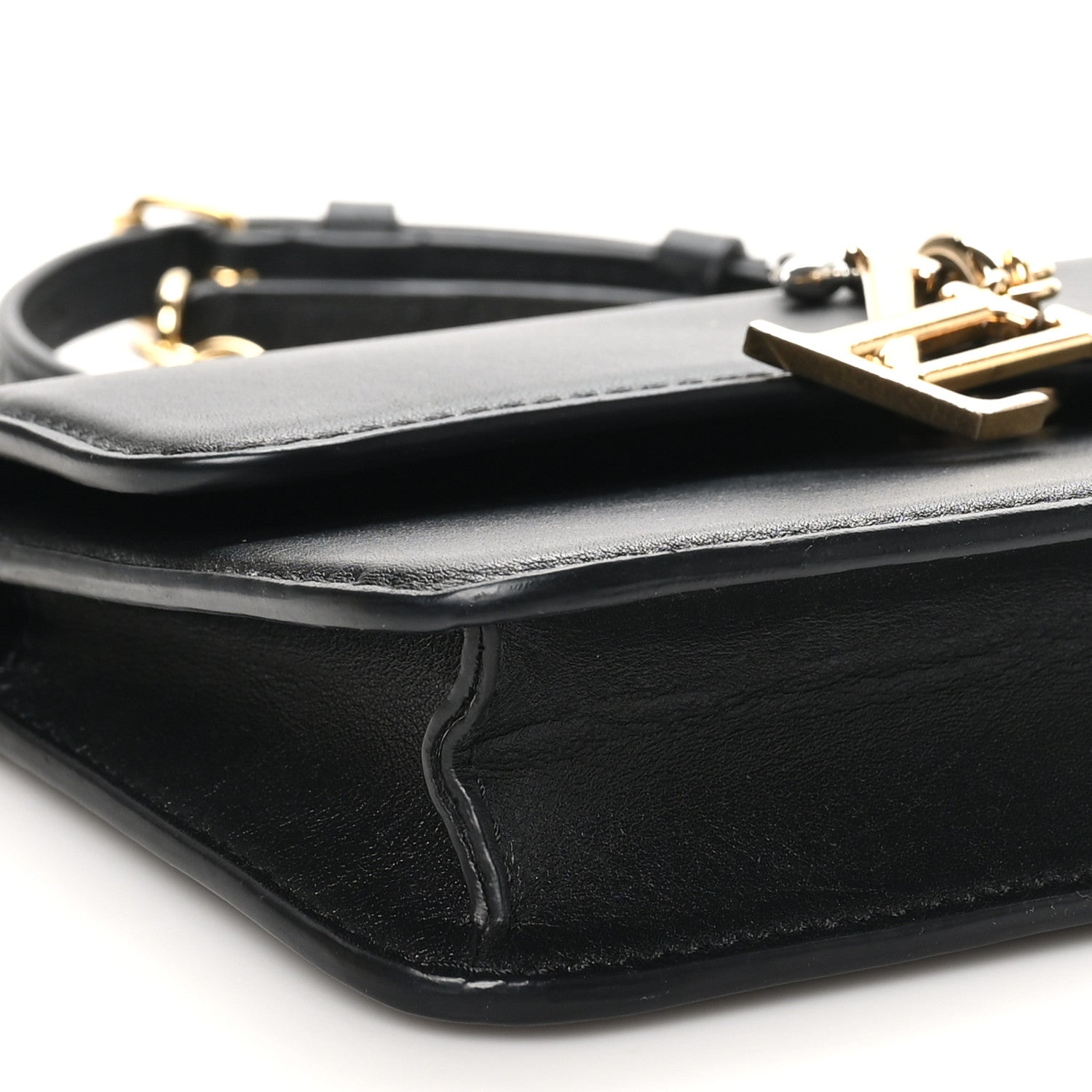 Louis Vuitton Calfskin LV Bloom Wallet On Chain Black 8 of 9