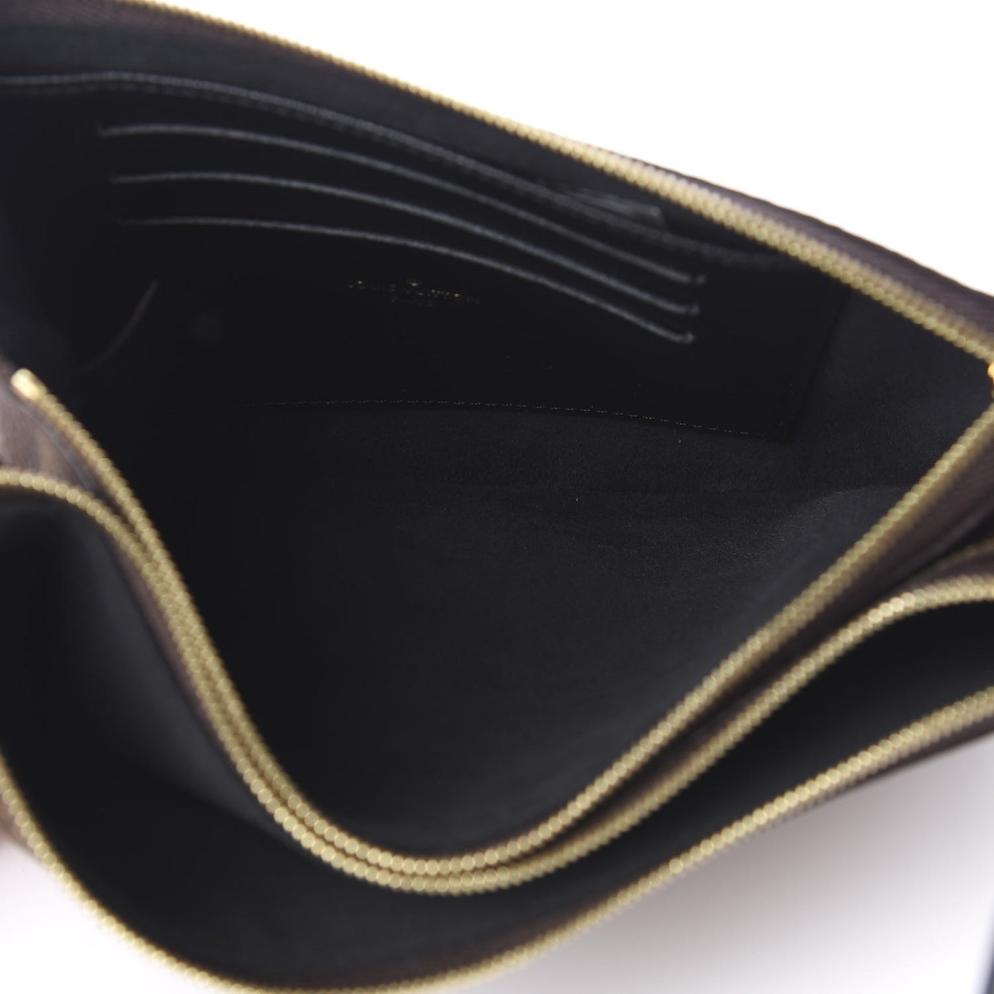 Reverse Monogram Giant Double Zip Pochette