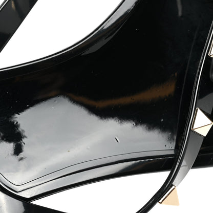 Valentino Garavani PVC Jelly Rockstud Bow Thong Sandals 38 Black 9 of 9