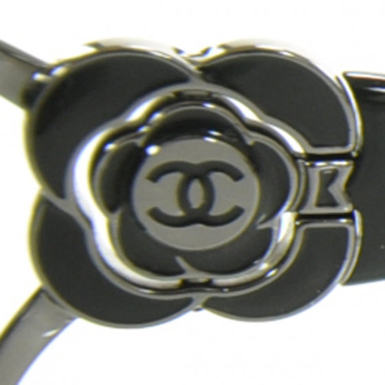 Chanel Camellia CC Sunglasses 4164-B Black 7 of 8