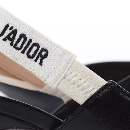 Christian Dior Lambskin Ribbon J'Adior Slingback 65mm Pumps 39.5 Black 10 of 11