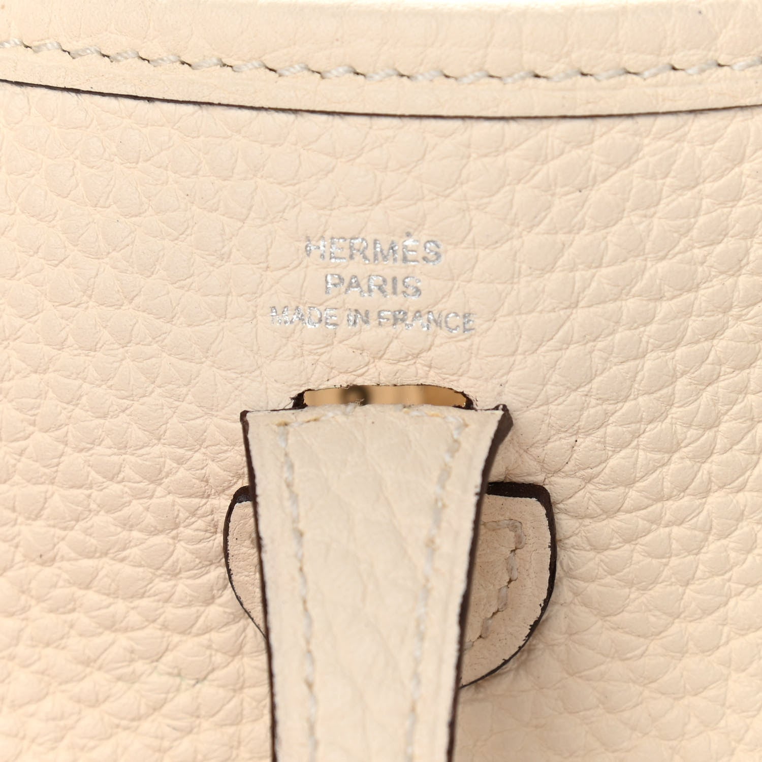 Hermes Taurillon Clemence Amazone Evelyne TPM Nata Craie 6 of 12