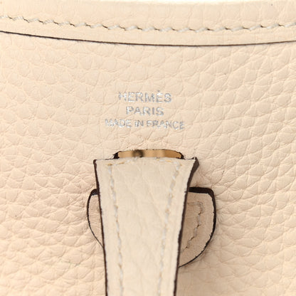 Hermes Taurillon Clemence Amazone Evelyne TPM Nata Craie 6 of 12