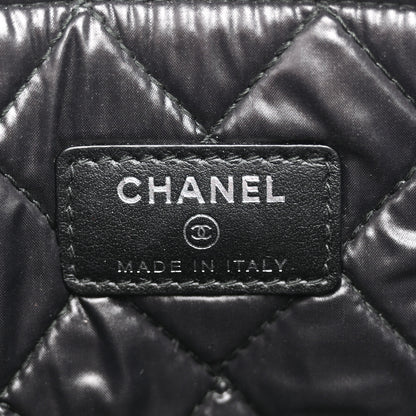 Chanel Caviar Studded Medium Deauville Pouch Black 6 of 8