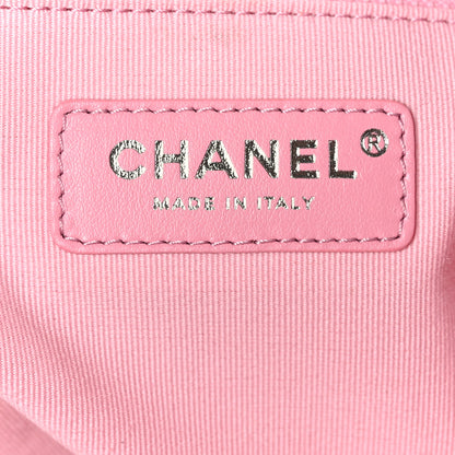 Chanel Canvas Calfskin Striped Medium Deauville Tote Pink 7 of 10