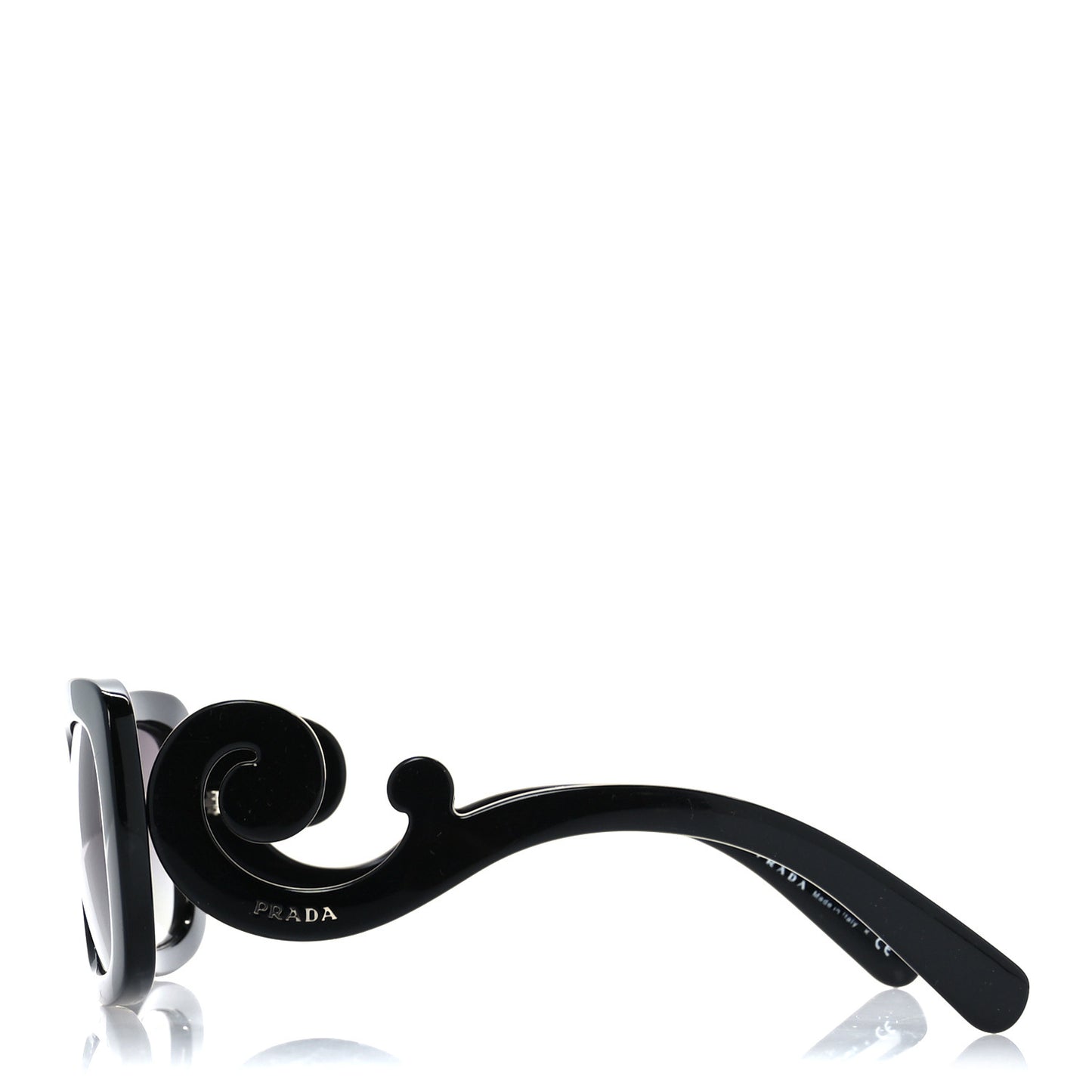 Acetate Baroque Sunglasses SPR 27O Black