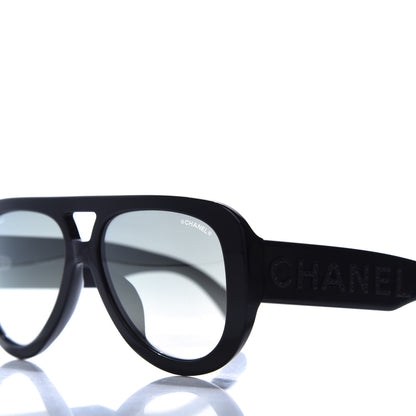 Chanel Resin Sunglasses 5423-B Black 7 of 8