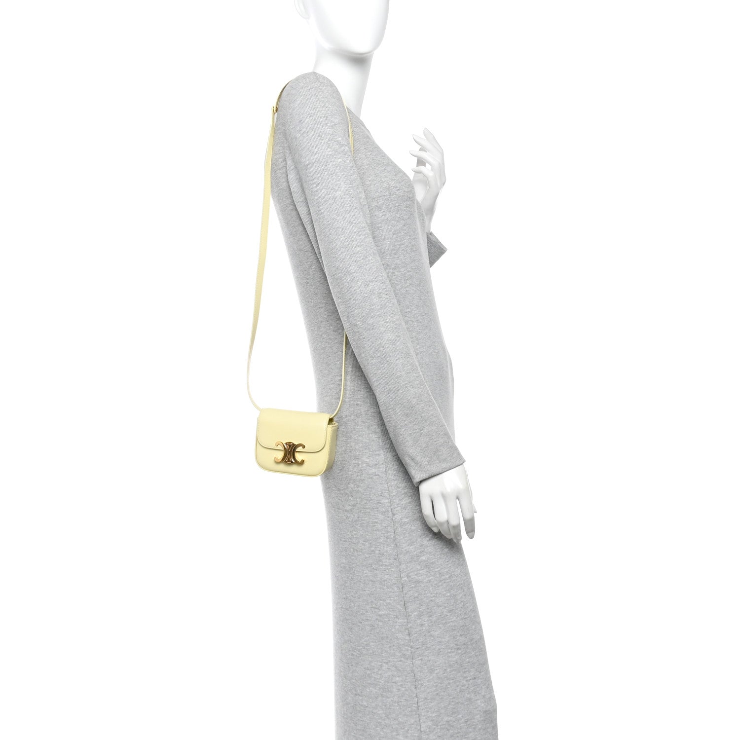 Celine Shiny Calfskin Mini Claude Pollen 2 of 10