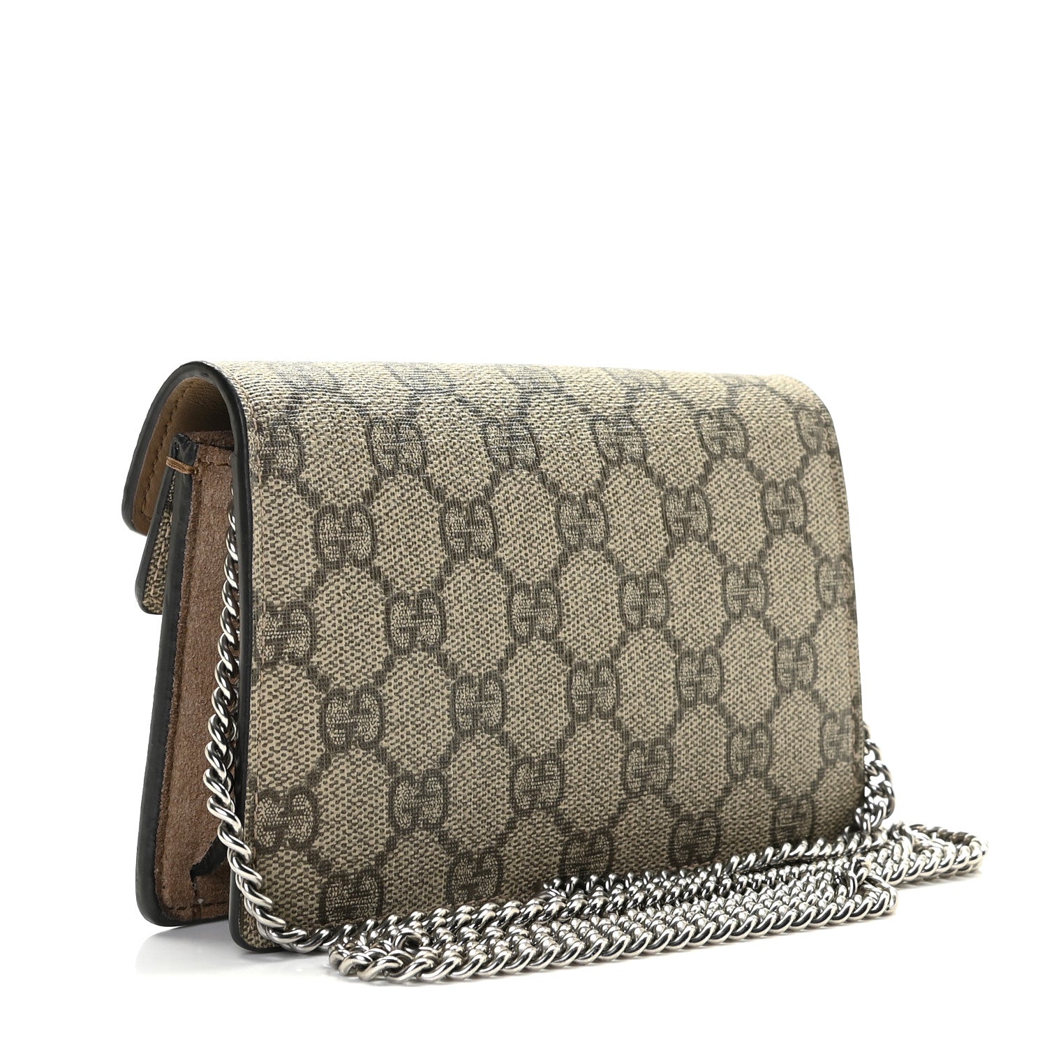 Gucci GG Supreme Monogram Super Mini Dionysus Shoulder Bag Taupe 3 of 11