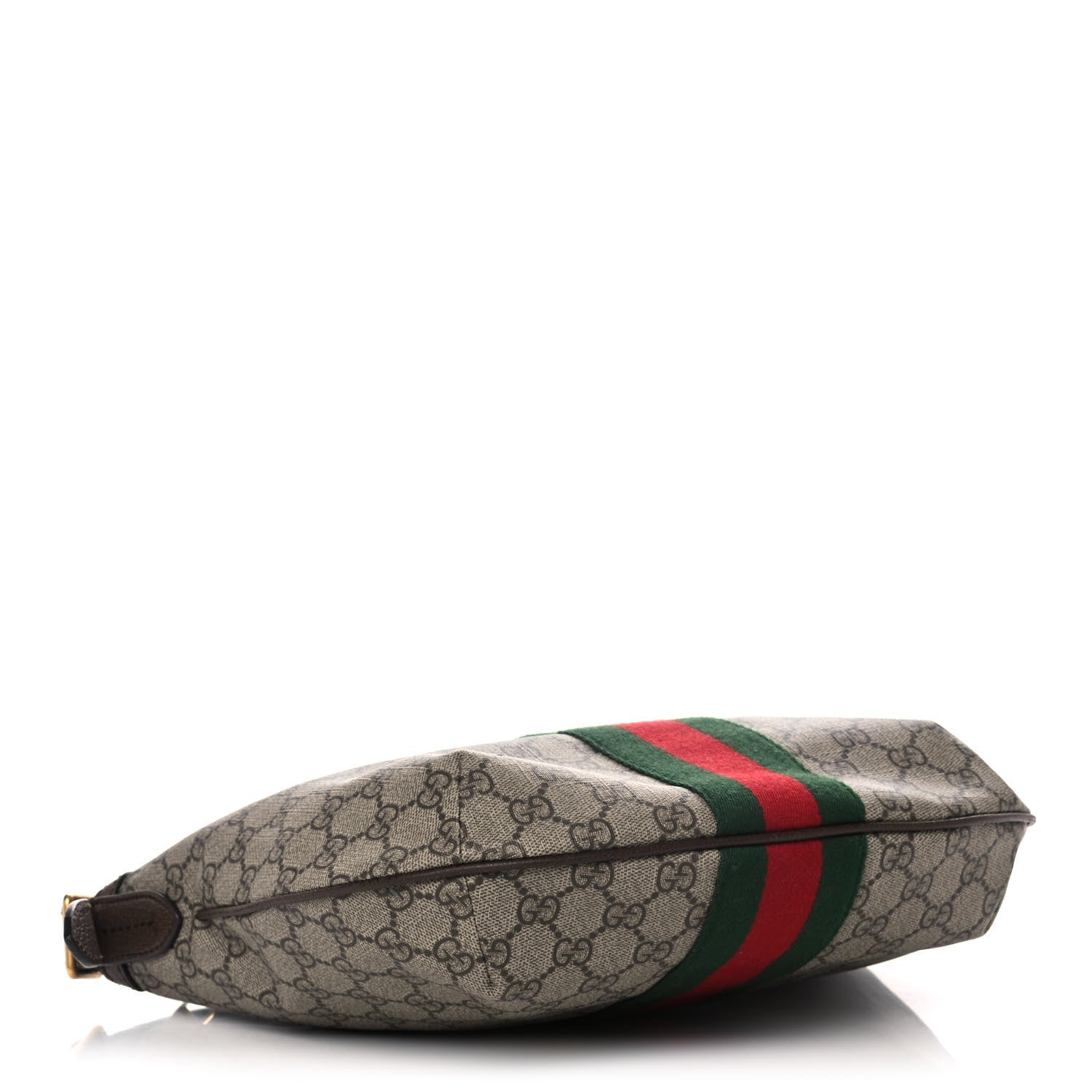 Gucci GG Supreme Monogram Web Small Ophidia Half Moon Hobo Brown 4 of 13