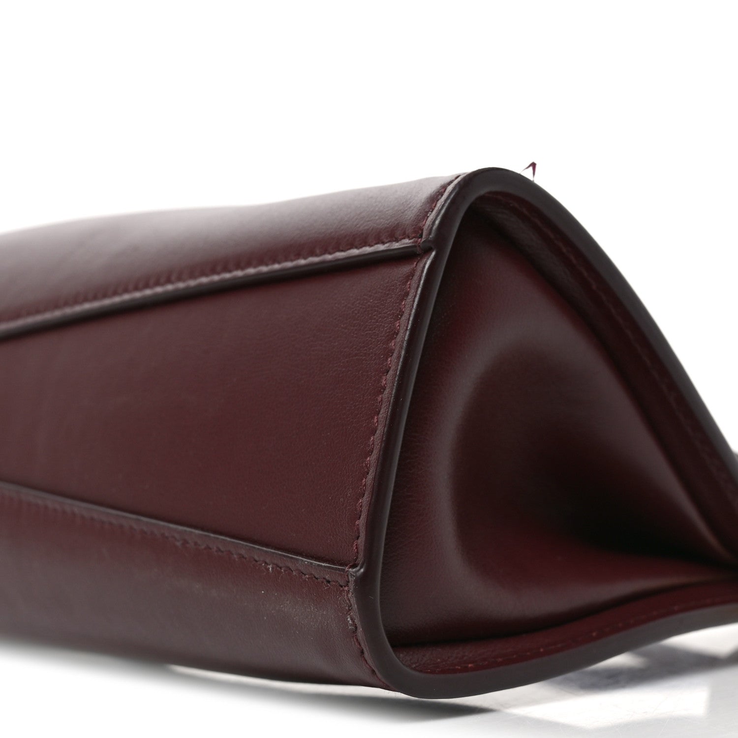 Alaia Calfskin Le Click East West Bag Rouge Grenat 9 of 9