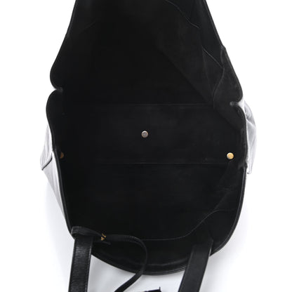 Saint Laurent Calfskin Suede Reversible East West Shopper Tote Black 6 of 20