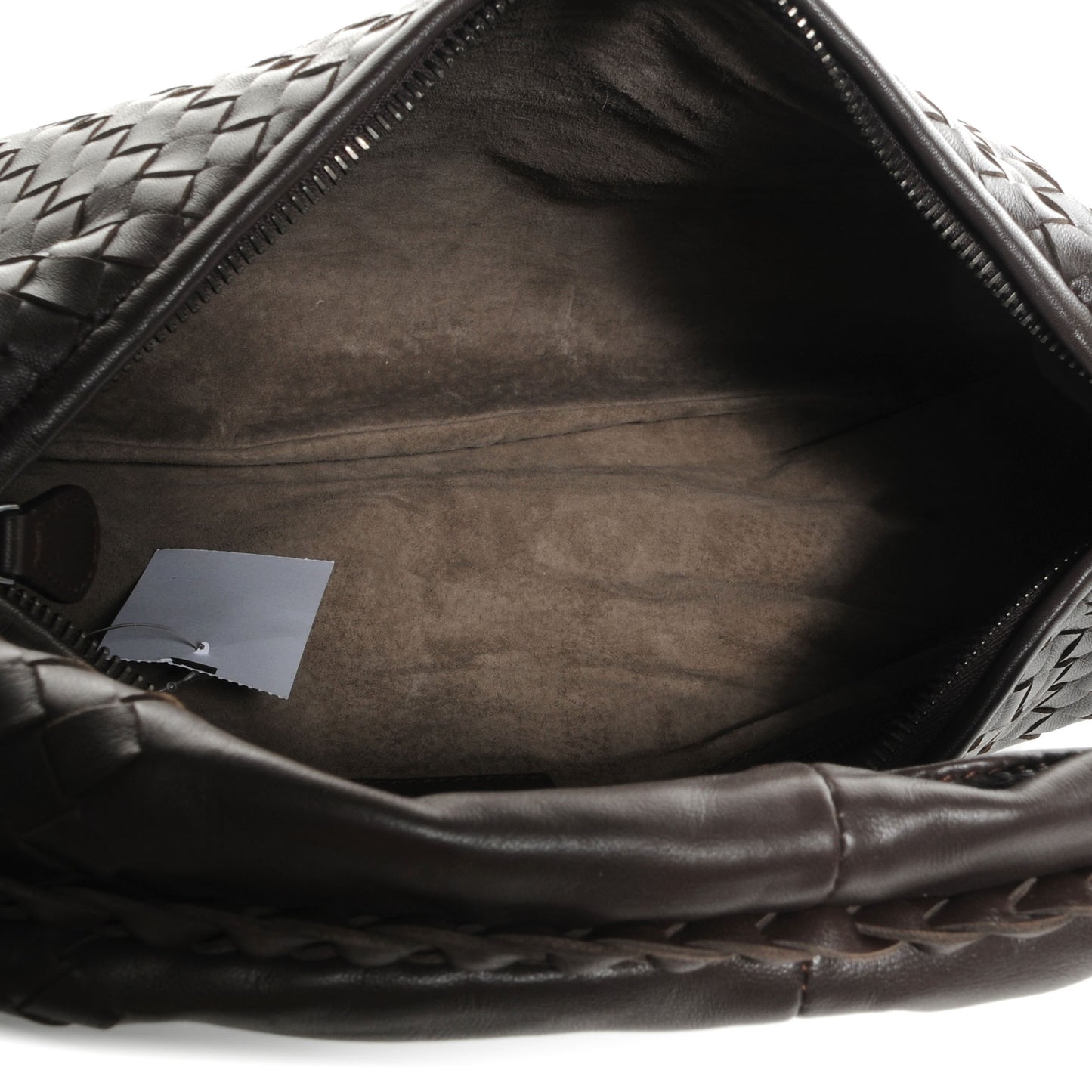 Nappa Intrecciato Medium Veneta Hobo Ebano