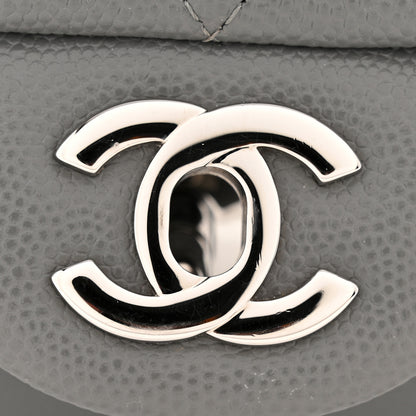 Chanel Caviar Quilted Mini Rectangular Flap Grey 11 of 12