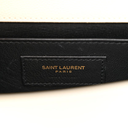 Saint Laurent Grain De Poudre Small Monogram Kate Satchel Crema Soft 5 of 9