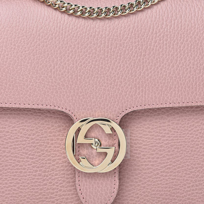 Gucci Dollar Calfskin Interlocking G Shoulder Bag Soft Pink 8 of 10