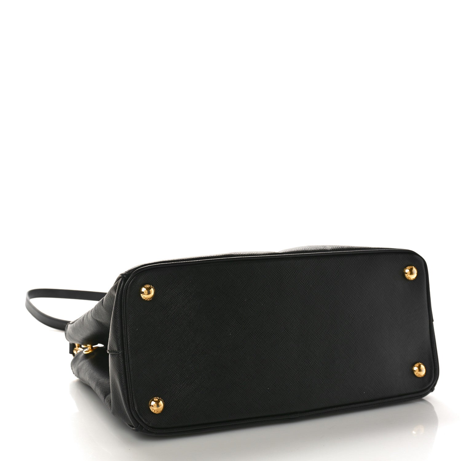 Prada Saffiano Small Galleria Double Zip Tote Black 4 of 13