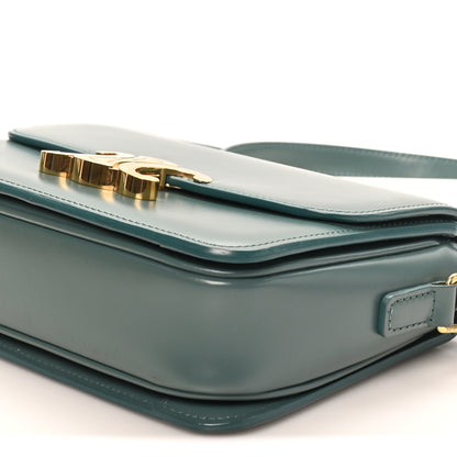 Celine Shiny Calfskin Teen Triomphe Petrol 8 of 8
