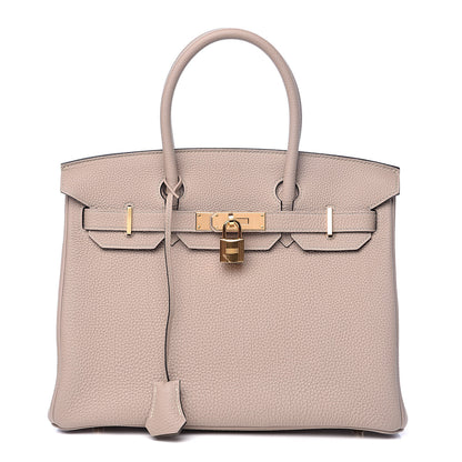 Hermes Togo Birkin 30 Gris Tourterelle 1 of 28
