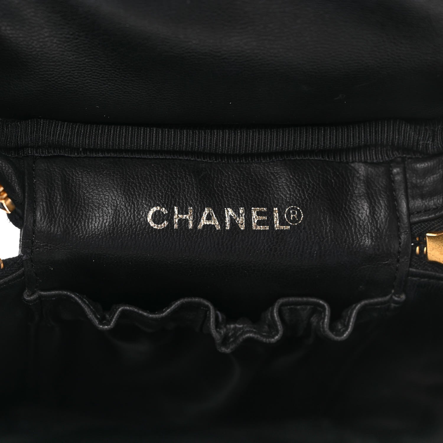 Chanel Caviar Vanity Cosmetic Case Black 6 of 9