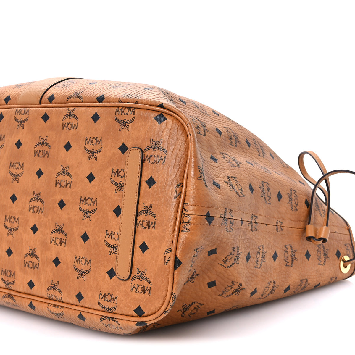 Visetos Large Liz Reversible Shopper Tote Cognac