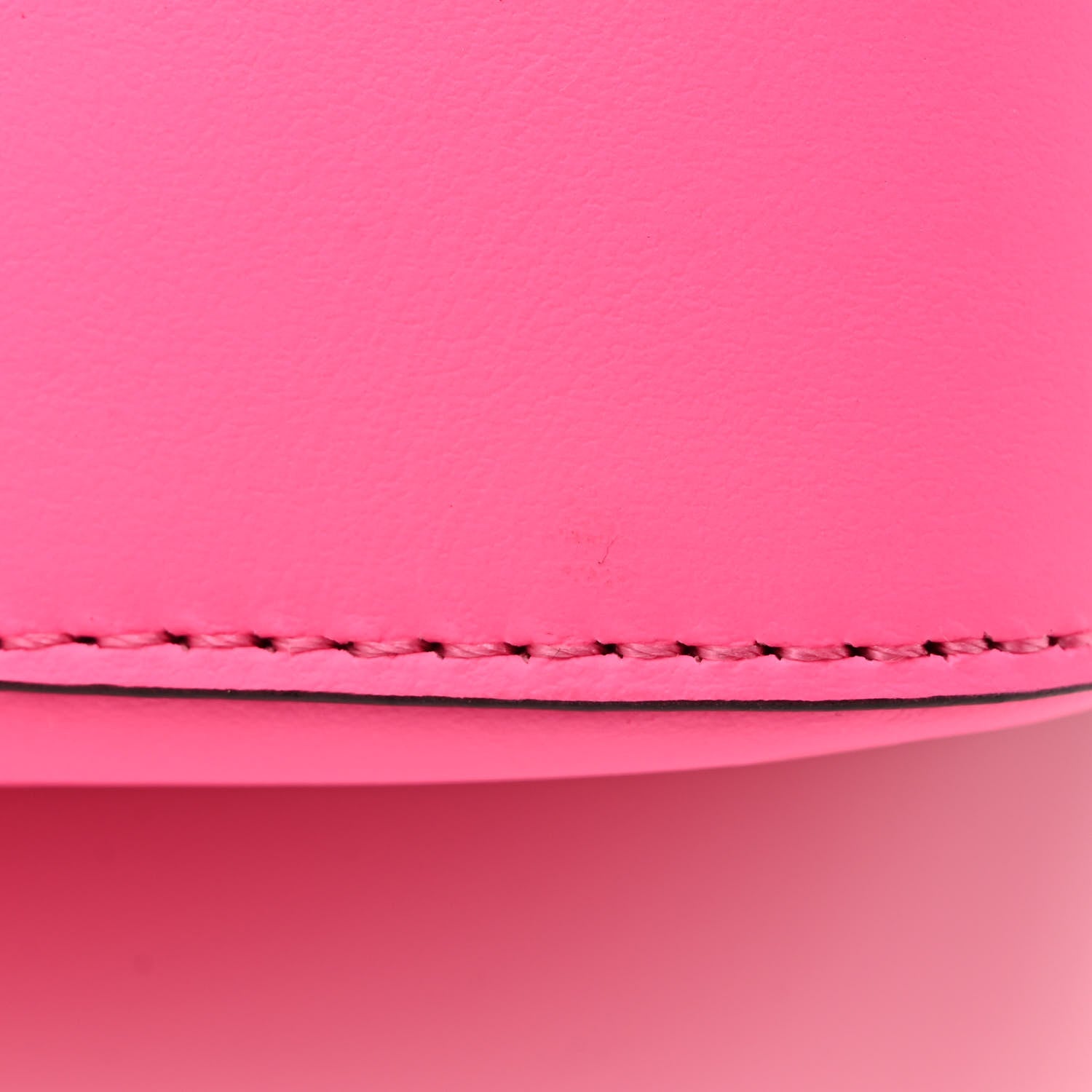 Christian Louboutin Calfskin Loubila Loubinthesky Chain Clutch Fluo Pink 10 of 11