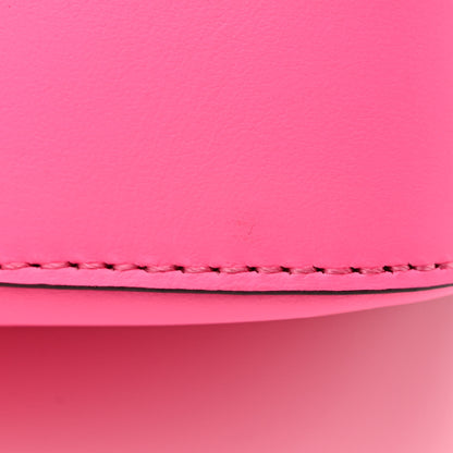 Christian Louboutin Calfskin Loubila Loubinthesky Chain Clutch Fluo Pink 10 of 11
