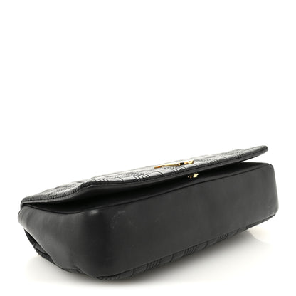 Burberry Lambskin Quilted Medium Lola Bag Black 4 of 10